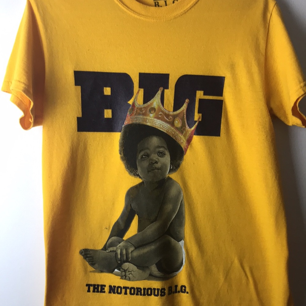 B.I.G Brooklyn Mint Llc Notorious Big Yellow T-Sh… - image 2